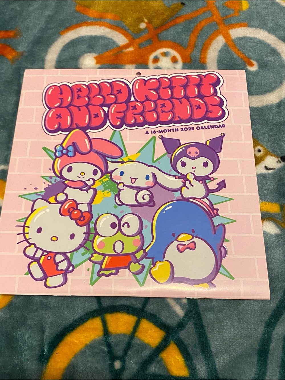 Hello Kitty and Friends 2025 16-Month Calendar - Scrap/Junk Journaling Ephemera